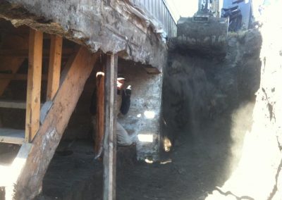 Wall Replacement Under House