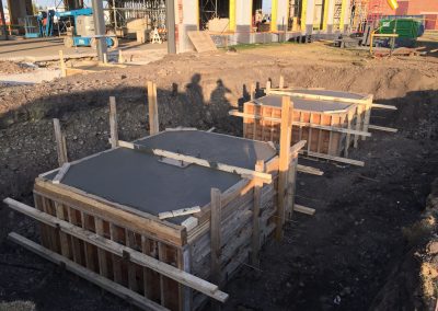 CP Rail Footings